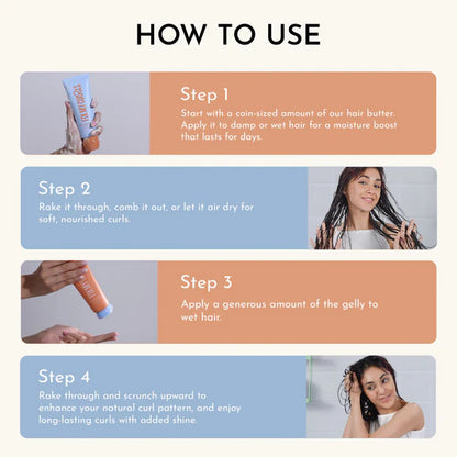Fix My Curls Curl Quenching Moisture Styling Duo - combo