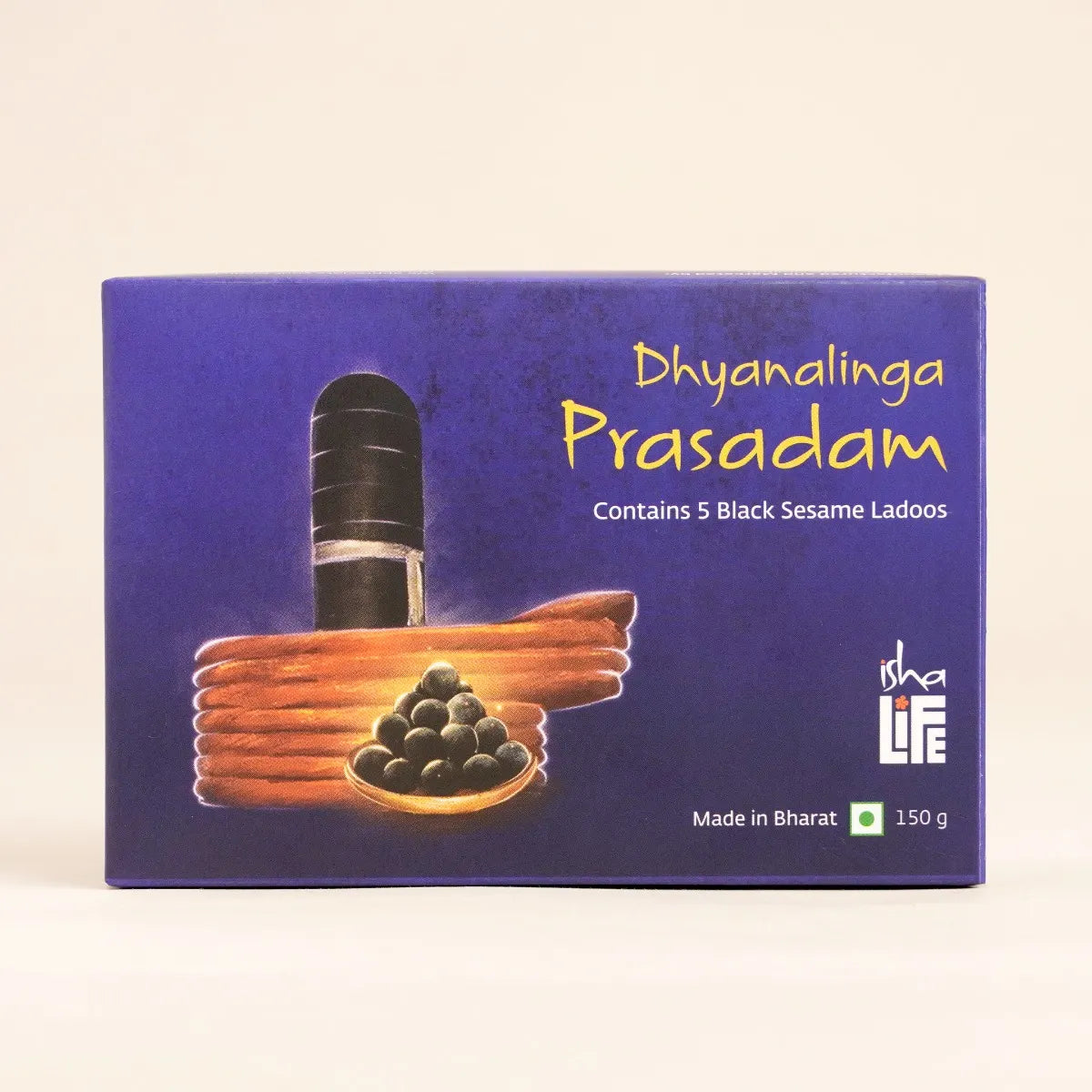 Isha Life Dhyanalinga Prasadam (Black Sesame Laddus)