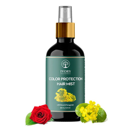 Ivory Natural Color Protection Hair Mist - Locks In Vibrant Hues, Adds Luminous Shine - 200 ml