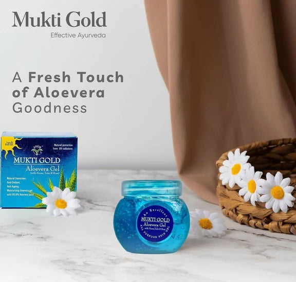 Axiom Mukti Gold Aloevera Blue Gel - 125 gm