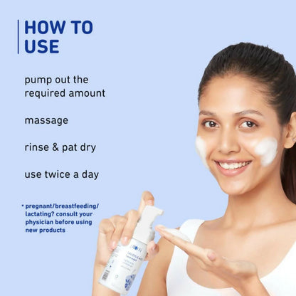 Plum Salicylic Acid Foaming Face Wash - Fights Active Acne & Oil For Smooth Skin - 110 ml