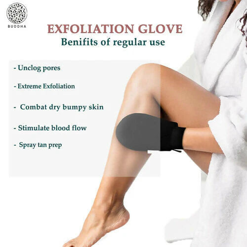Buddha Natural Body Scrubber Gloves - 1 pc
