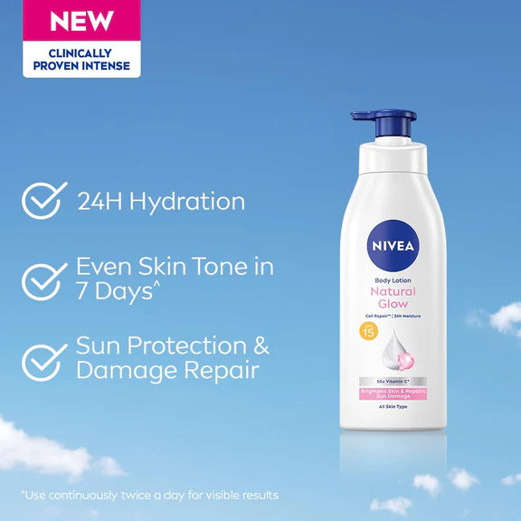 Nivea Body Lotion Natural Glow Cell Repair - 75 gm