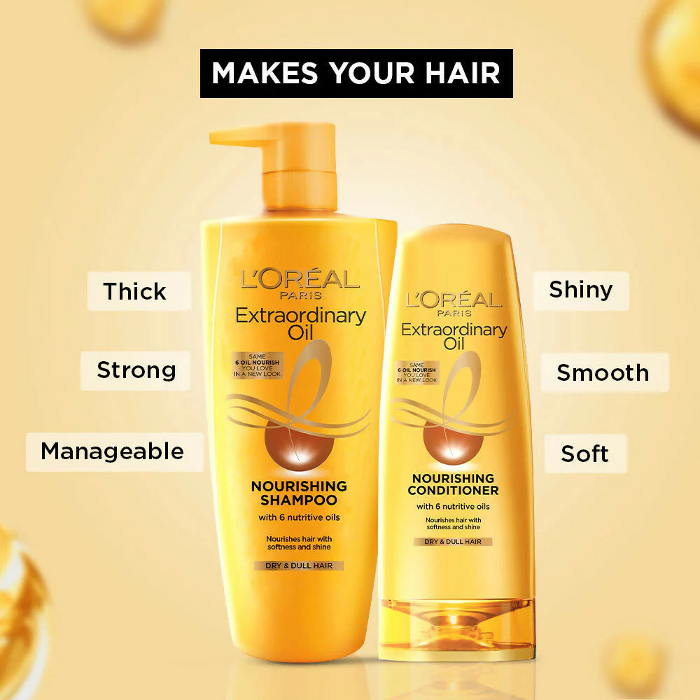 L'Oreal Paris Extraordinary Oil Hair Combo For Shiny & Frizz Free Hair