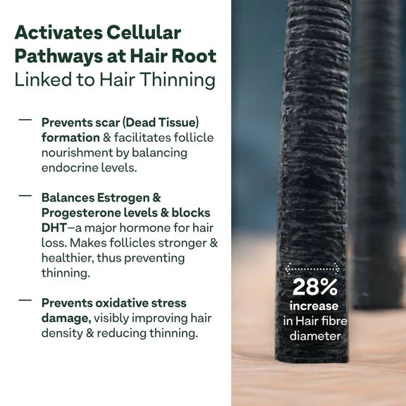 OZiva+ Advanced Hair Growth Actives Capsules for Women - 90 caps