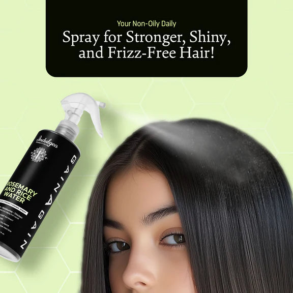 Indulgeo Essentials Rosemary And Rice Water Hair Growth Spray - 200 ml