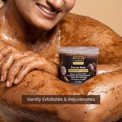 Bryan & Candy Cocoa Shea Sugar Body Scrub - 250 gm