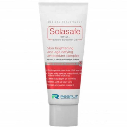 Regaliz Solasafe SPF 50+ Silicone Sunscreen Gel - 50 gm