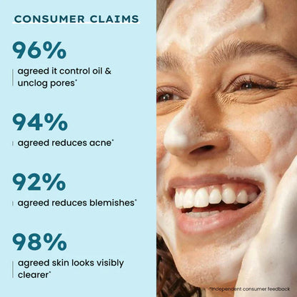 Hyphen By Kriti Sanon Clarifying Acne Cleanser With 2% Salicylic Acid, Anti-Acne Face Wash For Oil Control - 100 ml
