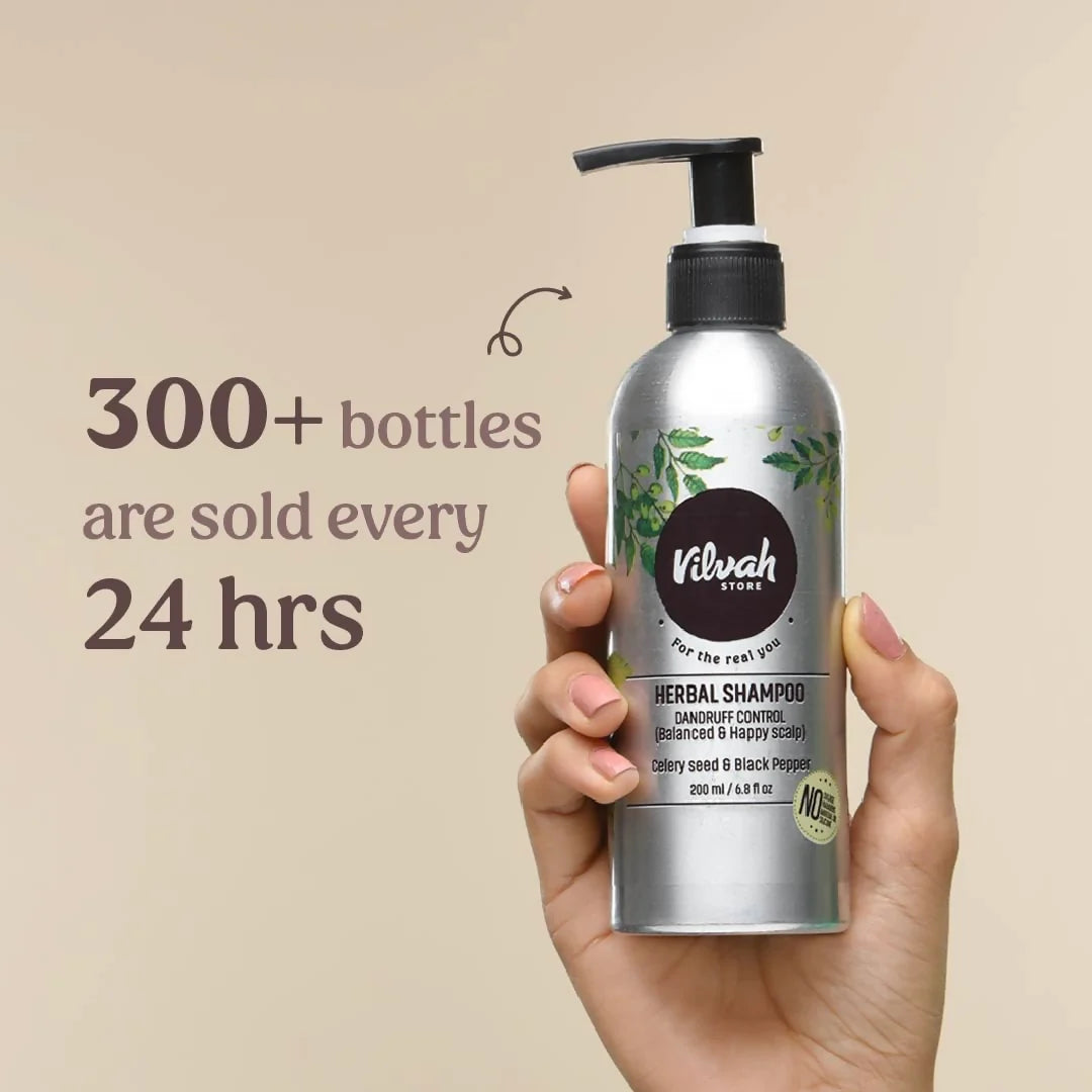 Vilvah Store Herbal Shampoo For Dandruff Control