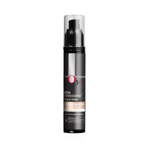 Professional O3+ Men Densiderm Hair Growth Scalp Serum Spray For Anti Hair Loss With Ginseng - 50 ml