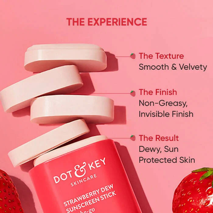 Dot & Key Strawberry Dew SPF 50 Sunscreen Stick - 20 gm
