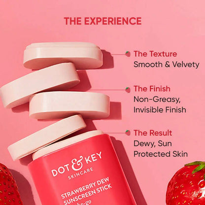 Dot & Key Strawberry Dew SPF 50 Sunscreen Stick - 20 gm