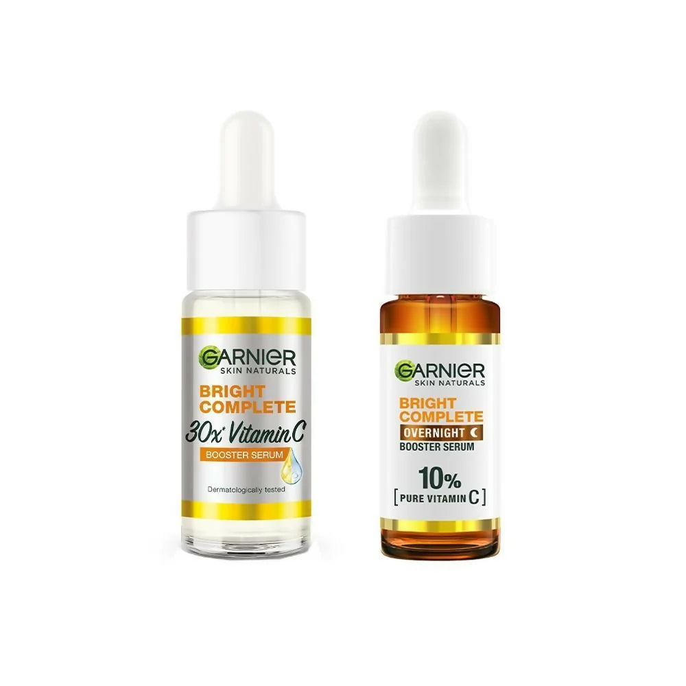 Garnier 30X Vitamin C Day + 10% Vitamin C Night Serum Mini Combo