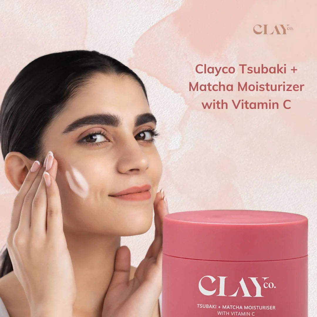 Clayco Tsubaki + Matcha Moisturizer With Vitamin C - 50 ml