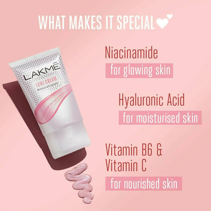 Lakme 9 To 5 Lumi Strobe Cream Highlighter + Moisturizer + Primer - 60 gm