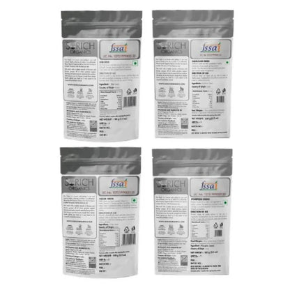 Sorich Organics Chia, Pumpkin, Sunflower & Flax Seeds - combo