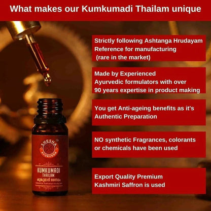 Shesha Ayurveda Kumkumadi Brightening Lip Balm - 5 gm