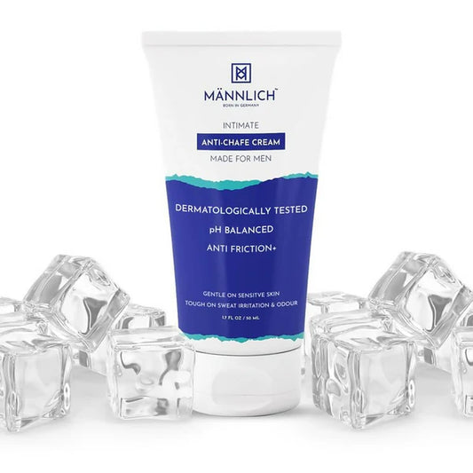 Mannlich Anti Chafing Cream For Men Anti-Rash Cream For Intimate Areas - 50 ml