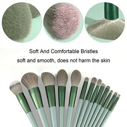 Favon Pack of 13 Professional Makeup Brushes with Free Pouch - Combo
