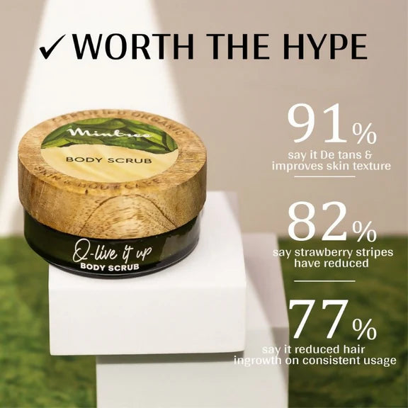 Mintree Olive Sugar Body Scrub - 150 gm