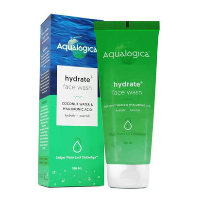 Aqualogica Hydrate+ Smoothie Face Wash with Coconut Water & Hyaluronic Acid - 100 ml