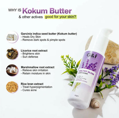 G&f Healthy Glow Moisturiser - 50 gm
