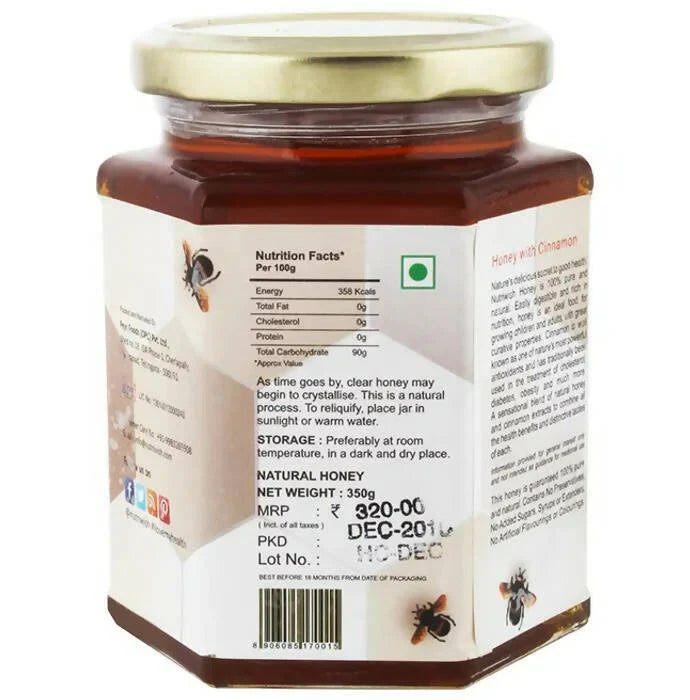 Nutriwish 100% Pure Organic Honey Cinnamon