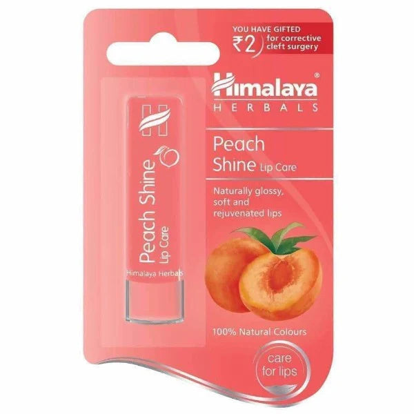 Himalaya Herbals Peach Shine Lip Care - 4.5 gm