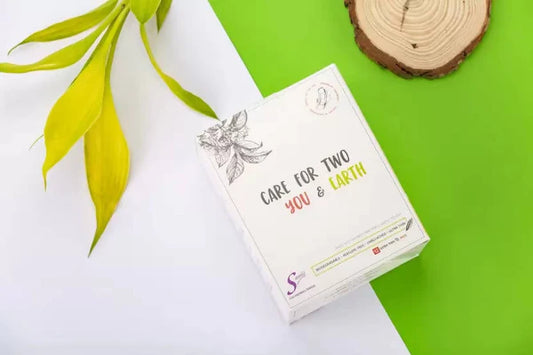 Saathi Bamboo Fiber Heavy Flow Sanitary Napkins Pack - 12 Pads