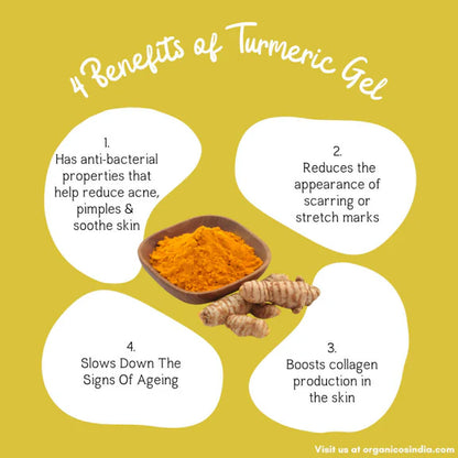 Organicos Pure Turmeric Gel - 150 gm