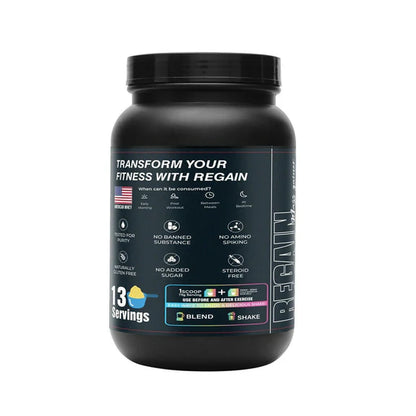 Reformulate Regain I Mass Gainer with Added Pre and Pro Biotics I 364 Energy | 1.5 Creatine - Malai Kulfi - 1 kg