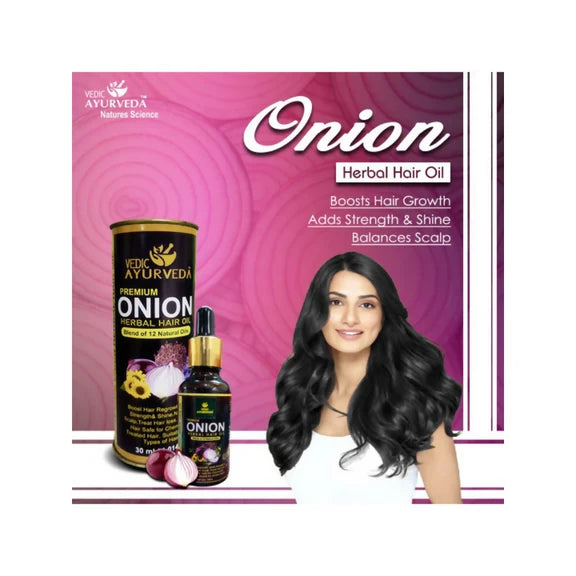 VedicAyurveda Onion Hair Oil for hair - 30 ml