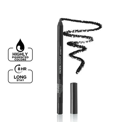 Faces Canada Ultime Pro Eye Pencil - Solid Black 02 - 1.2 gm