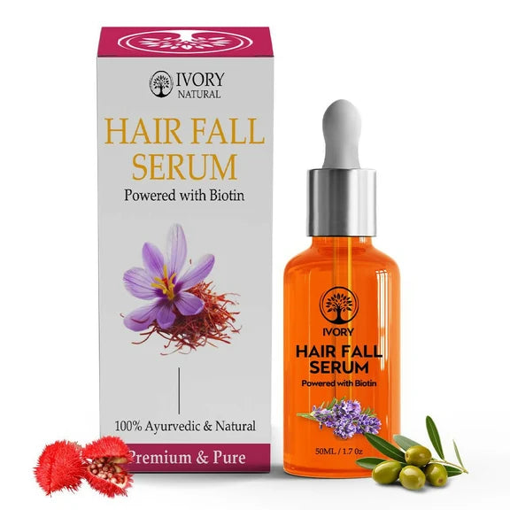 Ivory Natural Hair Fall Serum For Hair Fall & Soothes Scalp, For Men & Women - 50 ml
