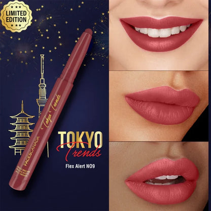Faces Canada Ultime Pro HD Intense Matte Lips + Primer - Flex Alert N09 - 13 gm