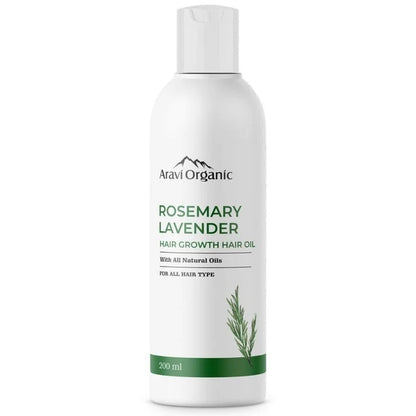 Aravi Organic Rosemary Lavender Hair Growth Hair Oil - 200 ml