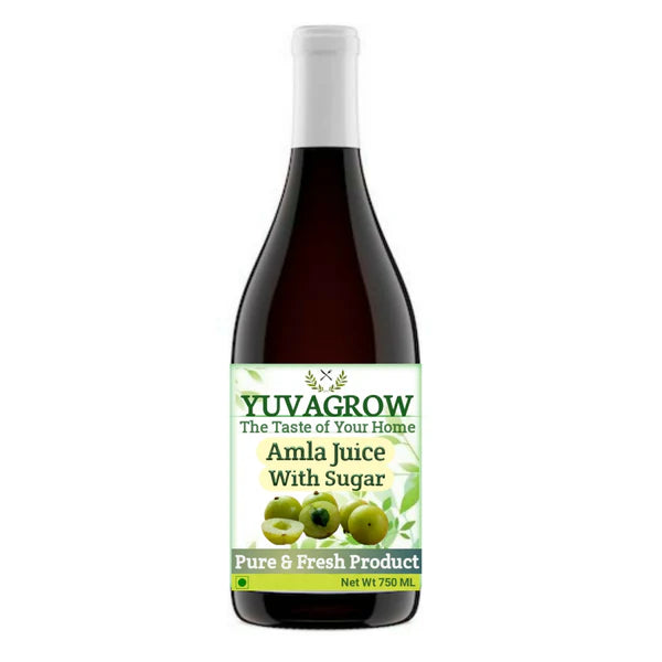 Yuvagrow Amla Juice With Sugar - 750 ml