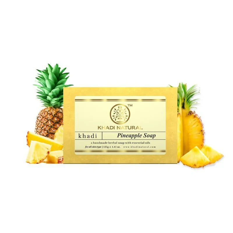 Khadi Natural Pineapple Handmade Soap - 125 gm
