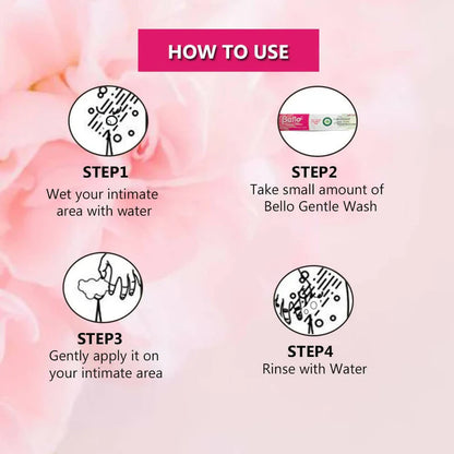 Bello Herbals Intimate Wash for Women - 100 ml - Pack of 2