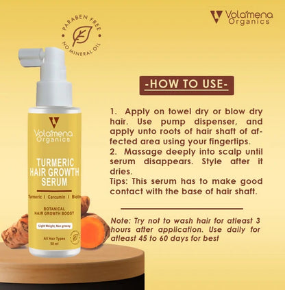 Volamena Turmeric Hair Growth Serum - 50 ml