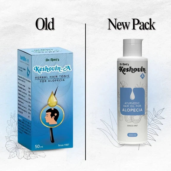 Dr. Rao's Keshovin -A Ayurvedic Hair Oil for Alopecia - 200 ml