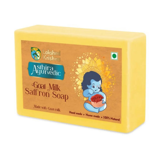 Lakshmi Krishna Saffron Goat Milk Soap