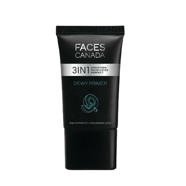 Faces Canada 3in1 Dewy Primer - Instant Smooth & Dewy Perfection - 30 gm