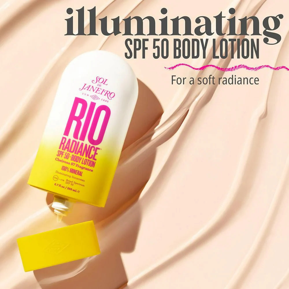 Sol de Janeiro Rio Radiance SPF 50 Body Lotion illuminating Sunscreen, UVA/UVB Broad Spectrum SPF 50 - 200 ml