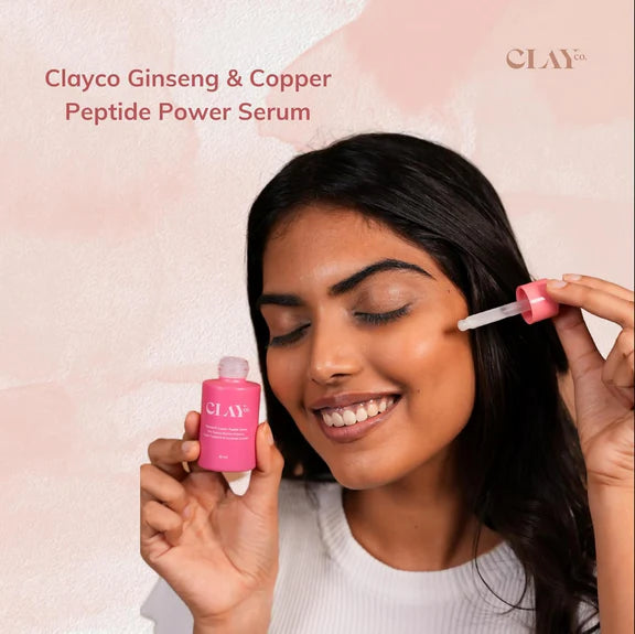 Clayco Ginseng and Copper Peptide Power Serum - 30 ml