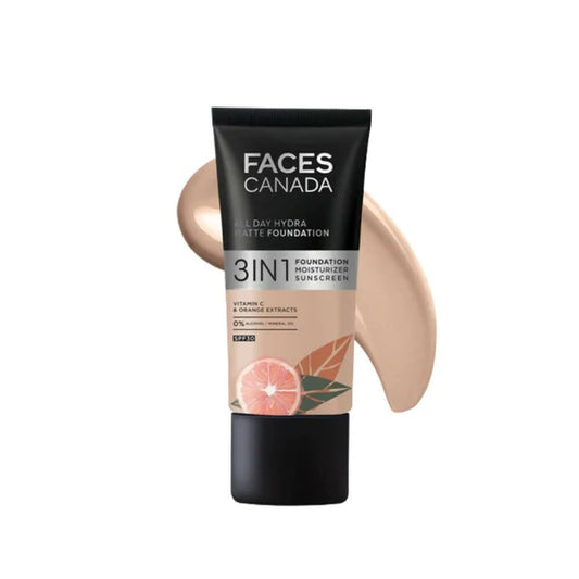 Faces Canada All Day Hydra Matte Foundation-Rich Ivory 013 - 25 ml