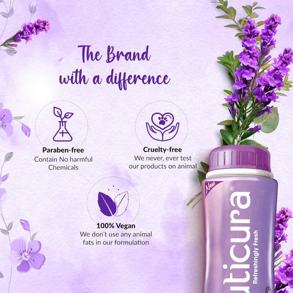 Cuticura Lavender Mist Talcum Powder - 400 gm