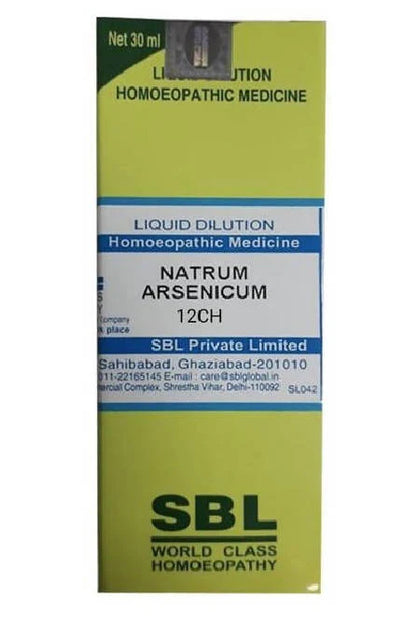 SBL Homeopathy Natrum Arsenicum Dilution -6 CH