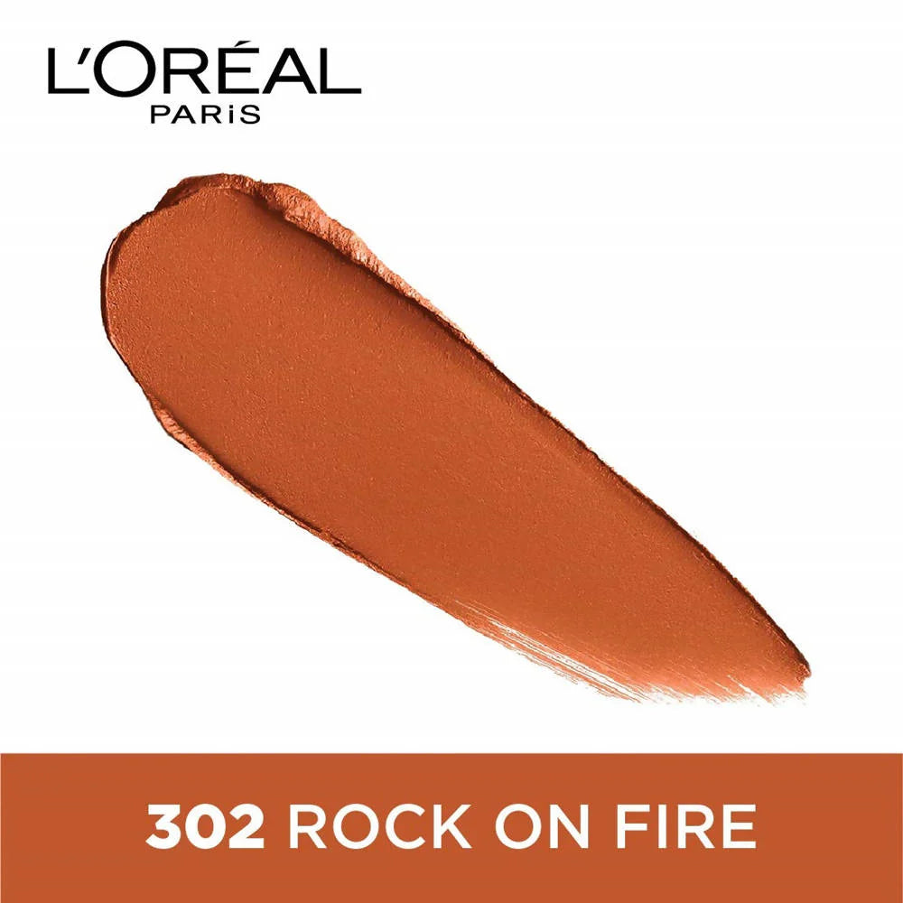 L'Oreal Paris Color Riche Moist Matte Lipstick - 302 Rock on Fire